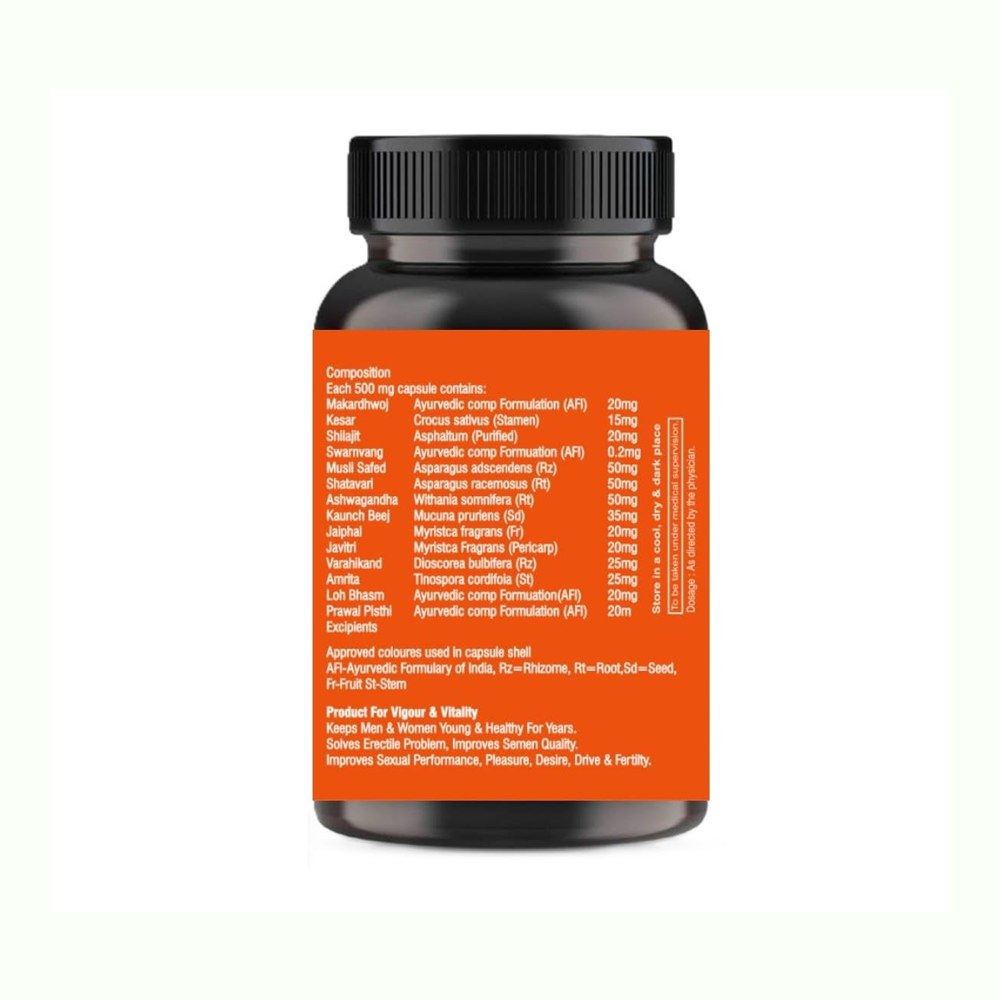 Libidocore Herbal Man Power Tablets for Men Long Time Ayurvedic Medicine Natural Stamina Booster Muscle Growth Capsules
