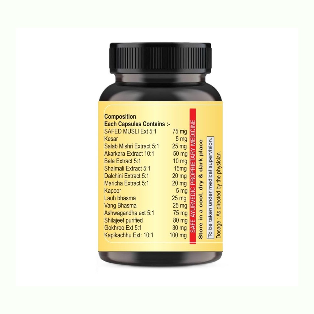 Shilajit Gold & Kesar Capsules for Men