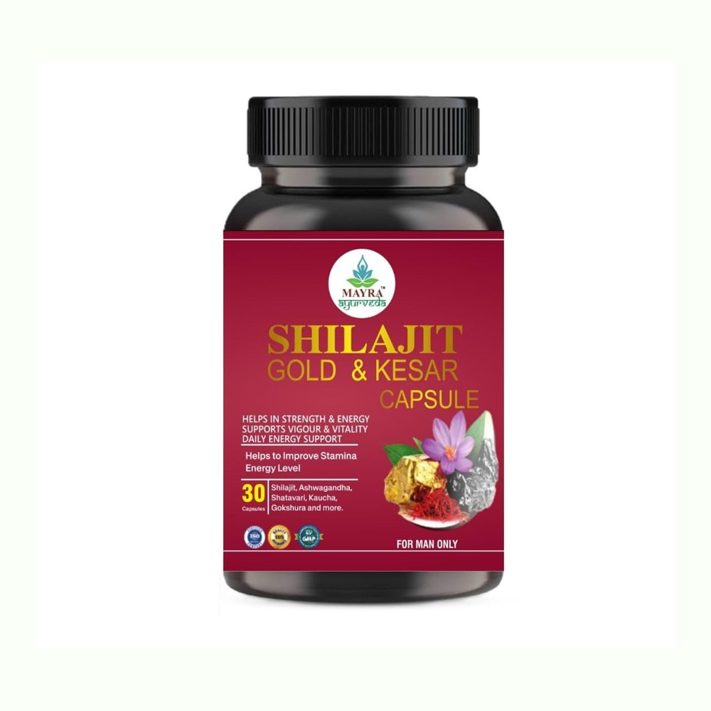 Shilajit Gold & Kesar Capsules for Men