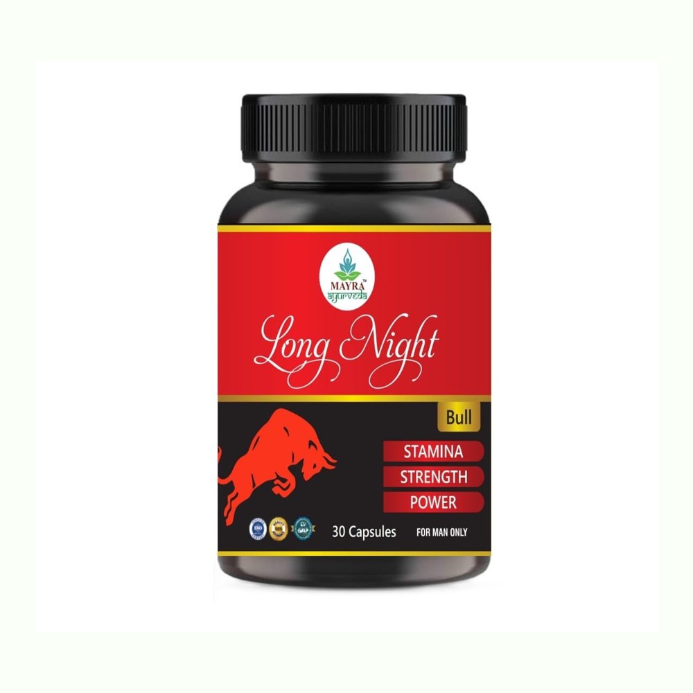 Long Night Herbal Man Power Tablets for Men Long Time Ayurvedic Medicine Natural Stamina Booster Muscle Growth Capsules