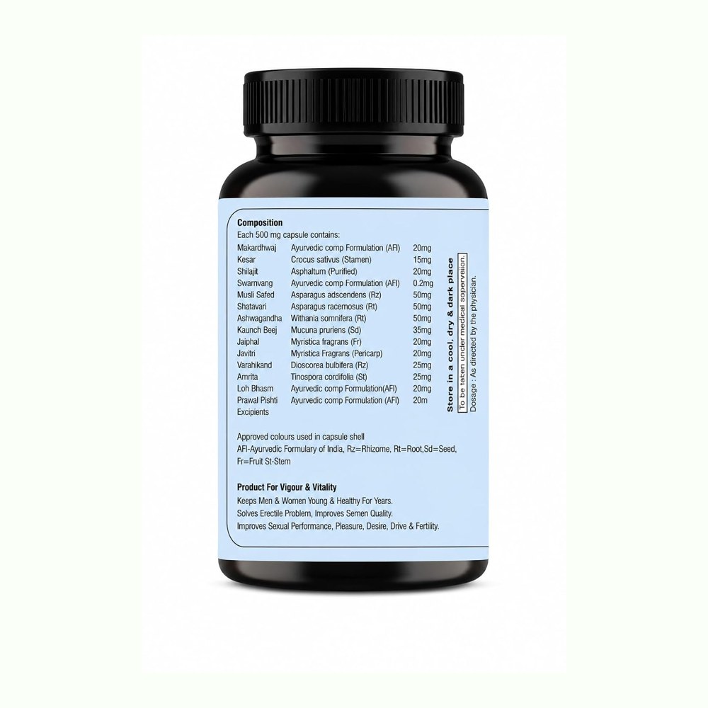 MEN POWER BIG SIZE CAPSULE Herbal Man Power Tablets for Men Long Time Ayurvedic Medicine Natural Stamina Booster Muscle Growth Capsules