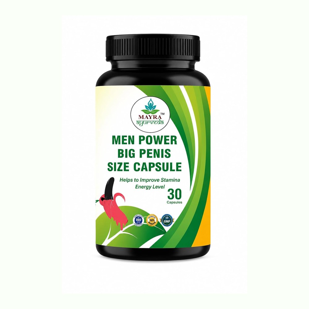 MEN POWER BIG SIZE CAPSULE Herbal Man Power Tablets for Men Long Time Ayurvedic Medicine Natural Stamina Booster Muscle Growth Capsules