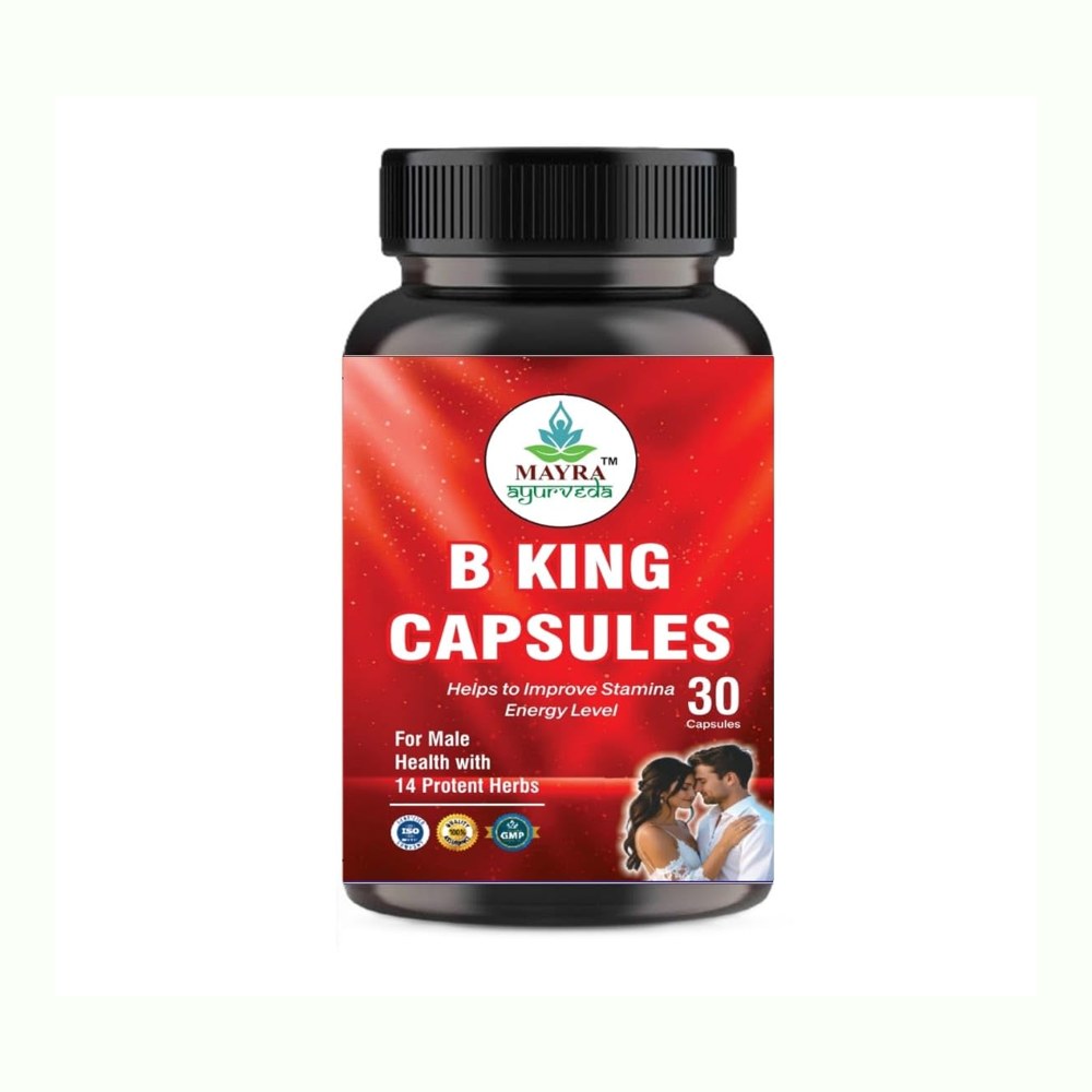 KING Herbal Man Power Tablets for Men Long Time Ayurvedic Medicine Natural Stamina Booster Muscle Growth Capsules